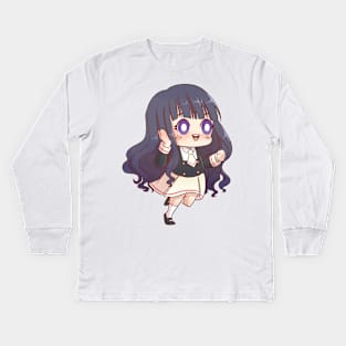 Tomoyo Chibi Kids Long Sleeve T-Shirt